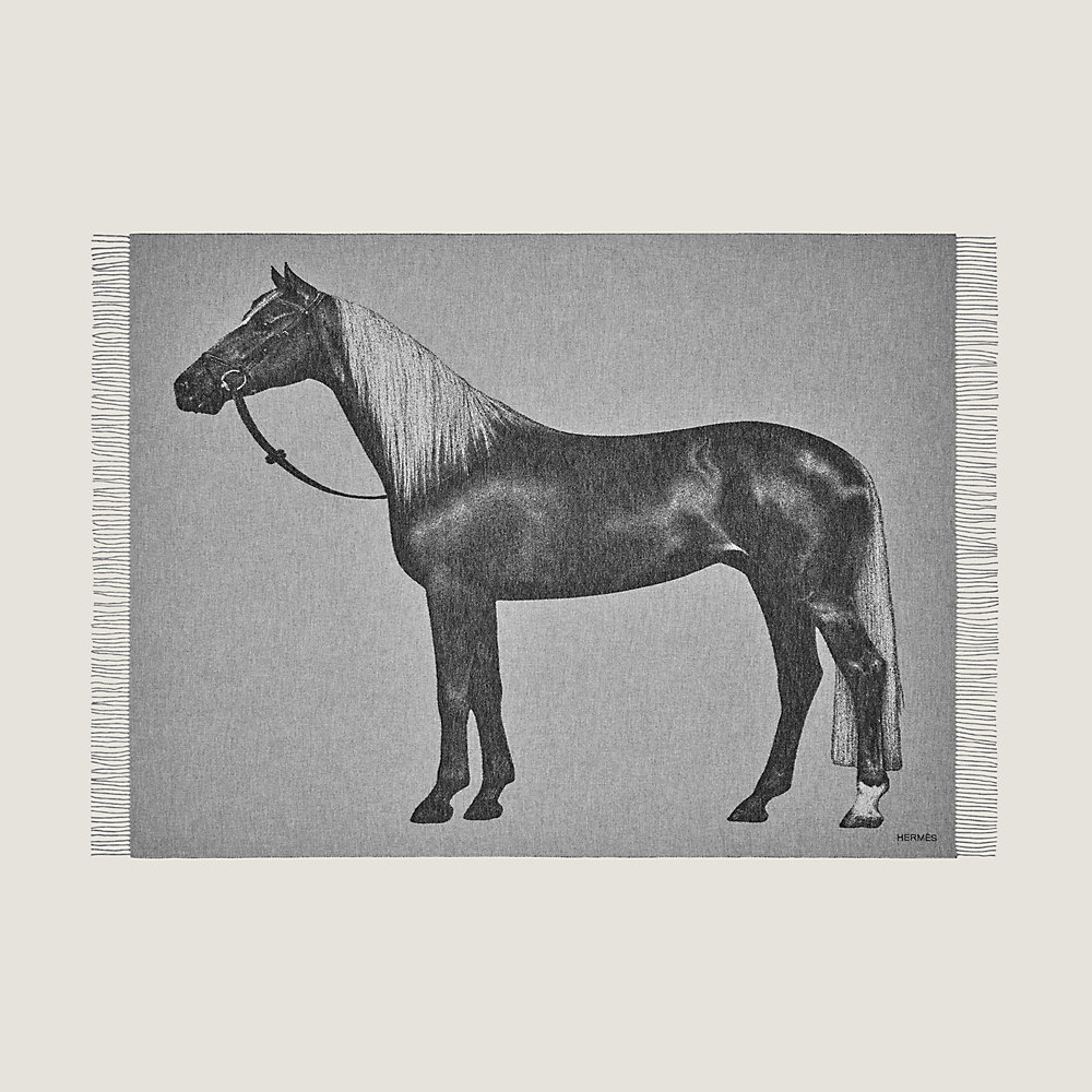 Cheval Palomino blanket - Grey | Hermès Mainland China